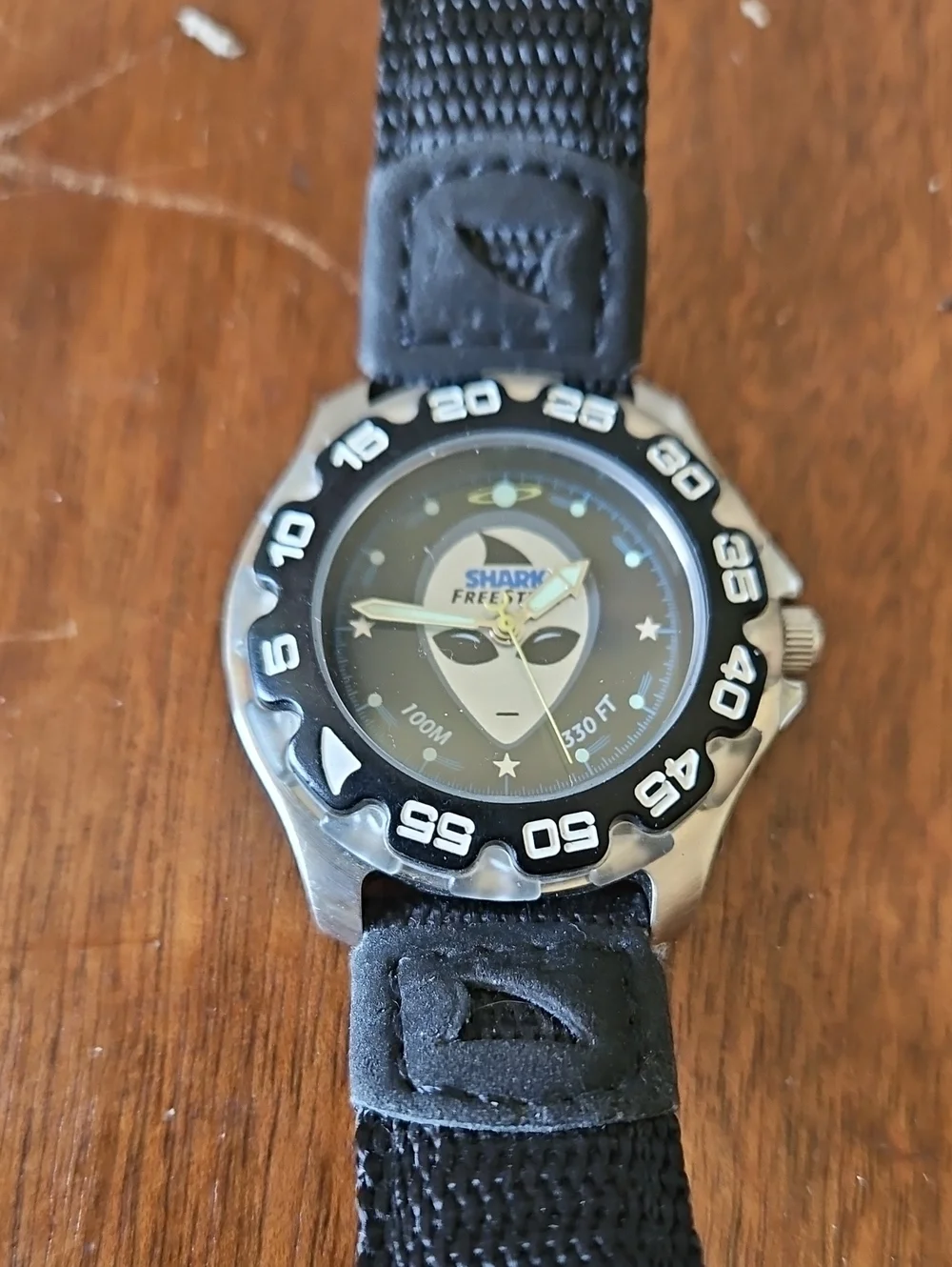 Vintage Shark Freestyle Alien Watch Japan Water Resist
